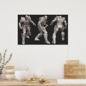 Alternatieve omwenteling bij dodelijke slag poster (Keuken)