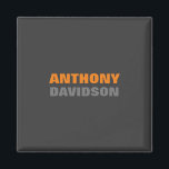 Alternatieve Perfecte Grootte Grijs Oranje Vet Tek Magneet<br><div class="desc">Een geweldige ontwerpsjabloon met een hedendaagse,  artistieke,  opvallende en indrukwekkende touch wacht op degenen die het in hun eigen leven willen evalueren.</div>