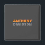 Alternatieve Perfecte Grootte Grijs Oranje Vet Tek Magneet<br><div class="desc">Een geweldige ontwerpsjabloon met een hedendaagse,  artistieke,  opvallende en indrukwekkende touch wacht op degenen die het in hun eigen leven willen evalueren.</div>