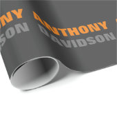 Alternatieve perfecte Oranje standaardtekst voor f Cadeaupapier (Rol Hoek)