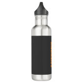 Alternatieve perfecte Oranje standaardtekst voor f Waterfles (Links)