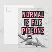 Alternatieve Punkvogel Anti Conformiteit Briefkaart (Voorkant / Achterkant)