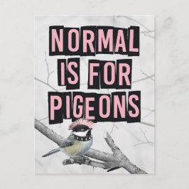 Alternatieve Punkvogel Anti Conformiteit Briefkaart