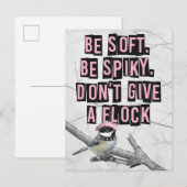 Alternatieve Punkvogel Anti Conformiteit Briefkaart (Voorkant / Achterkant)