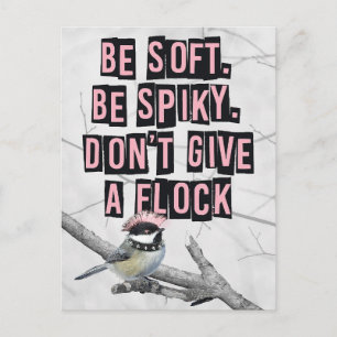 Alternatieve Punkvogel Anti Conformiteit Briefkaart