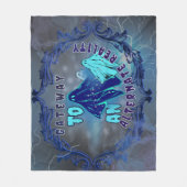 Alternatieve realiteit 2 fleece deken (Voorkant)