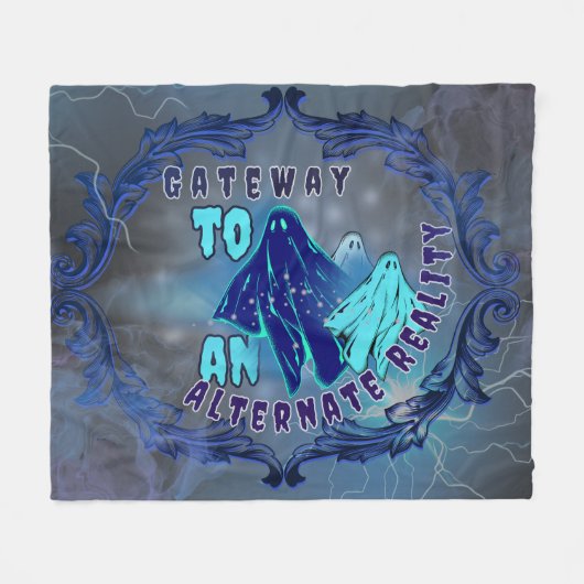 Alternatieve realiteit 2 fleece deken (Voorkant (Horizontaal))