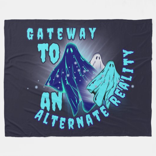 Alternatieve realiteit fleece deken (Voorkant (Horizontaal))