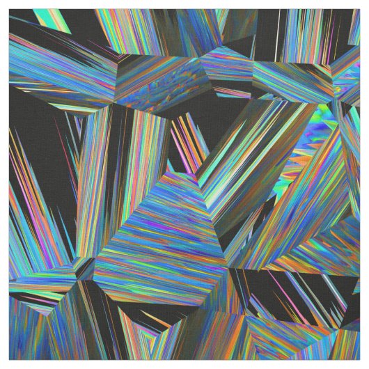 Alternatieve realiteit, kleurrijke glitch : stof (Swatch)