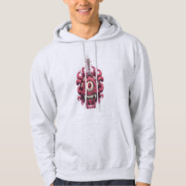Alternatieve Retro Sci-Fi Mind Control Oogbal Hood Hoodie