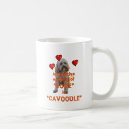 alternatieve spelling van LOVE is CAVOODLE Koffiemok