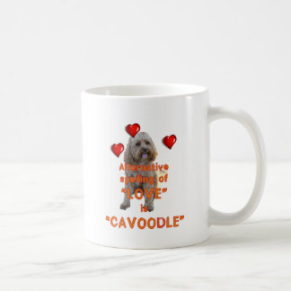 alternatieve spelling van LOVE is CAVOODLE Koffiemok