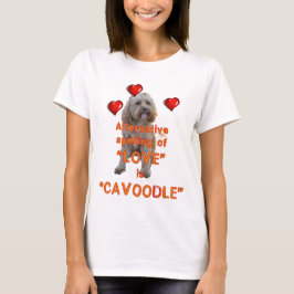 alternatieve spelling van LOVE is CAVOODLE T-shirt