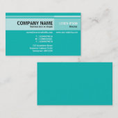 Alternatieve tafels - Aqua Blue (0ABAB5) Visitekaartje (Voorkant / Achterkant)