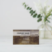 Alternatieve tafels - Planet Brown Visitekaartje (Staand voorkant)