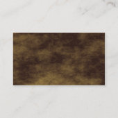 Alternatieve tafels - Planet Brown Visitekaartje (Achterkant)