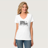 Alternatieve tekst voor bladwijzers t-shirt (Voorkant volledig)