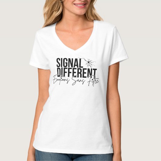 Alternatieve tekst voor bladwijzers t-shirt (Voorkant)
