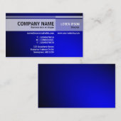 Alternatieve tonen - Verlicht - Blauw Visitekaartje (Voorkant / Achterkant)