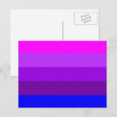 Alternatieve Transgender Pride-vlag Briefkaart (Voorkant / Achterkant)