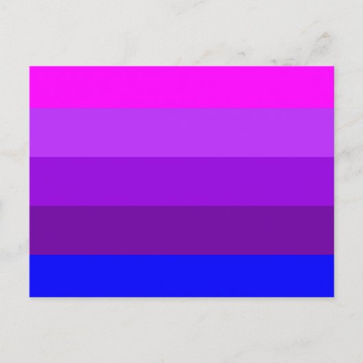 Alternatieve Transgender Pride-vlag Briefkaart (Voorkant)