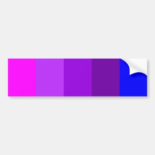 Alternatieve Transgender Pride Vlag Bumpersticker (Voorkant)