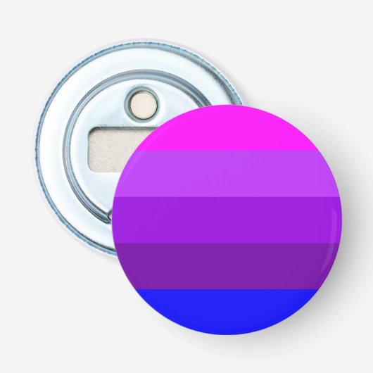 Alternatieve Transgender Pride-vlag Button Flesopener (Voorkant)