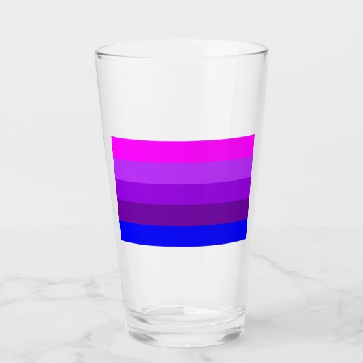 Alternatieve Transgender Pride Vlag Glas (Voorkant)