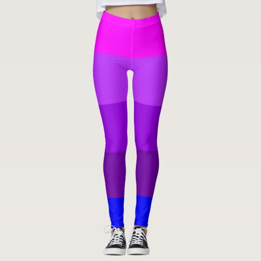 Alternatieve Transgender Pride Vlag Leggings (Voorkant)