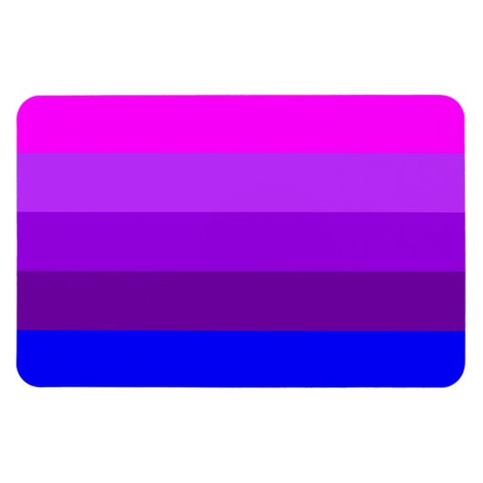 Alternatieve Transgender Pride-vlag Magneet (Horizontaal)