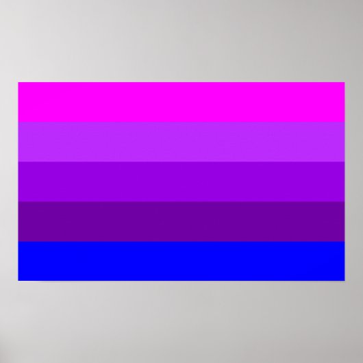 Alternatieve Transgender Pride Vlag Poster (Voorkant)