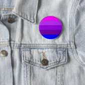 Alternatieve Transgender Pride-vlag Ronde Button 5,7 Cm (In situ)