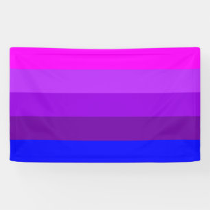 Alternatieve Transgender Pride-vlag Spandoek