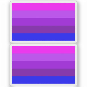 Alternatieve Transgender Pride Vlag Sticker