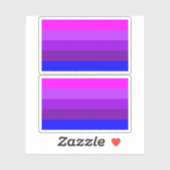 Alternatieve Transgender Pride Vlag Sticker (Vel)