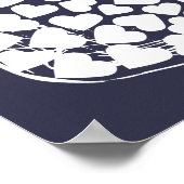 Alternatieve trouwgastenboek mason chalk 150 poster (Hoek)