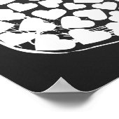 Alternatieve trouwgastenboek mason chalk 150 poster (Hoek)