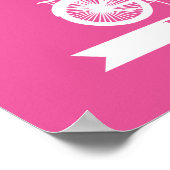 Alternatieve trouwgastenboektandem, aangepaste kle poster (Hoek)