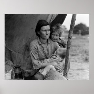 Alternatieve versie voor migrerende moeder poster