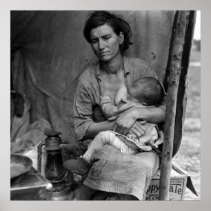 Alternatieve versie voor migrerende moeder poster