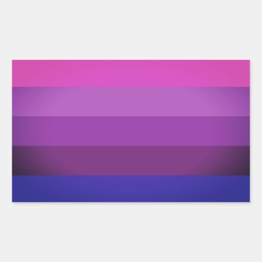 Alternatieve vlag met transgendervoorkeur rechthoekige sticker (Voorkant)