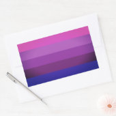 Alternatieve vlag met transgendervoorkeur rechthoekige sticker (Envelop)
