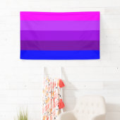 Alternatieve vlag met transgendervoorkeur spandoek (Insitu)
