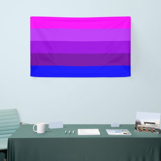 Alternatieve vlag met transgendervoorkeur spandoek (Beurs)