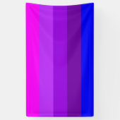 Alternatieve vlag met transgendervoorkeur spandoek (Verticaal)