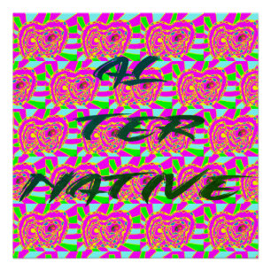 ALTERNATIEVE WOORDEN MET KUNST PERFECT POSTER