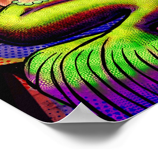 Alternatieve zeemeermin poster (Hoek)