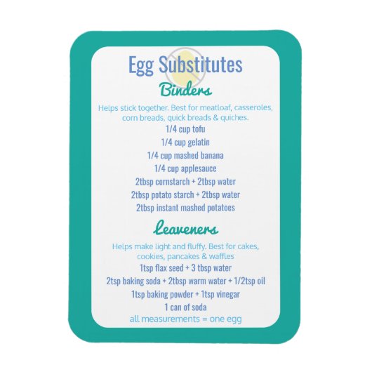 alternatieven voor eieren referentiesubstituten magneet (Verticaal)