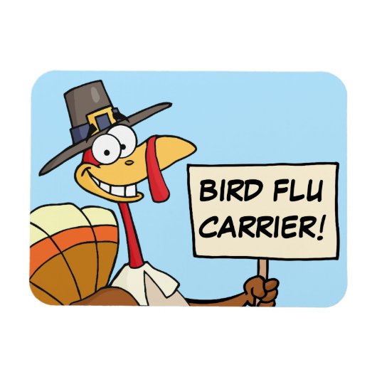 Alternatieven voor Thanksgiving Dinner in Turkije Magneet (Horizontaal)