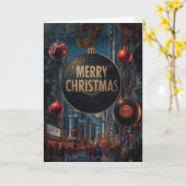 Alternative christmas card kaart (Gele Bloem)